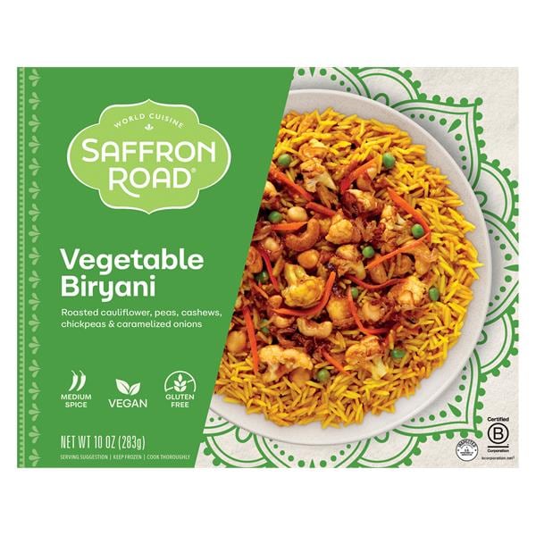 Saffron Road Vegetable Biryani, with Basmati Rice, Medium Publix Super Markets