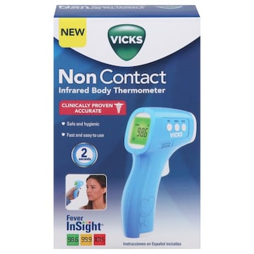 Vicks Body Thermometer, Infrared, Non Contact