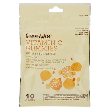 GreenWise Vitamin C Gummies, Natural Orange Flavor