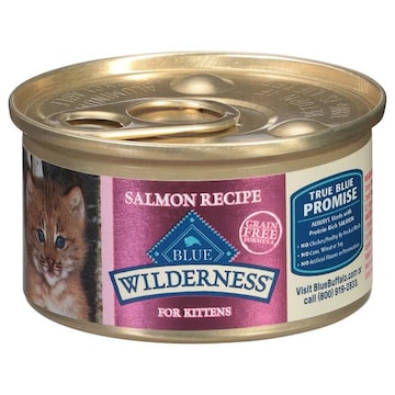 Blue Buffalo Blue Wilderness Food for Kittens, Natural, Salmon Recipe