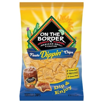 On the Border Fiesta Dippin' Chips Mexican Grill & Cantina Tortilla Chips
