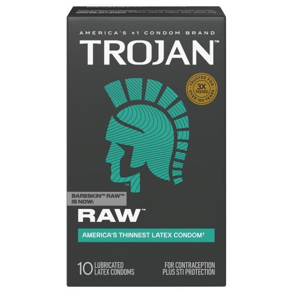 Trojan BareSkin Raw Lubricated Latex Condoms | Publix Super Markets
