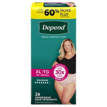 Depend Fresh Protection Maximum XL Underwear