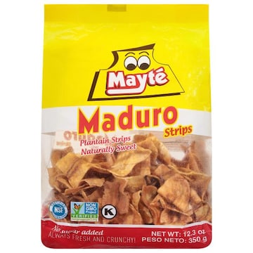 Mayte Maduro Plantain Strips, Naturally Sweet