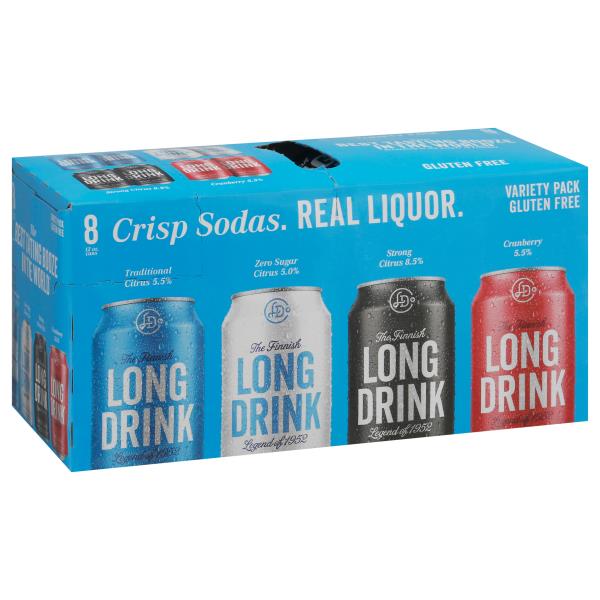 Long Drink Crisp Sodas, Variety Pack | Publix Super Markets