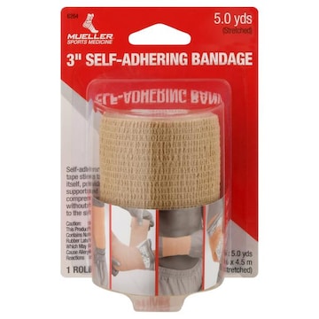 Mueller Bandage, Self-Adhering, 3 Inch, 5.0 Yds