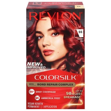 Revlon Colorsilk 66 Cherry Red Vegan Keratin Permanent Hair Color