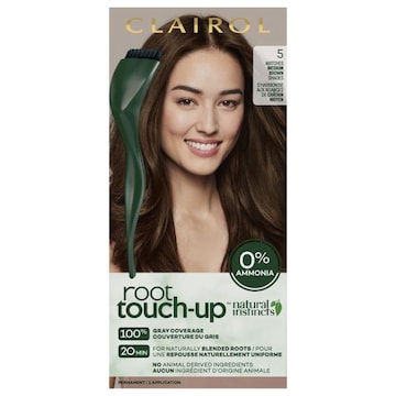 Root Touch-Up Hair Color, Permanent, 5 Matches Medium Brown Shades
