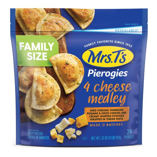 Mrs. T's Four Cheese Medley Pierogies - Family Size | Publix Super