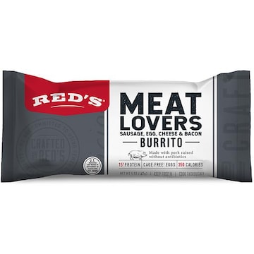 Red's Meat Lovers Burrito, Sausage & Egg