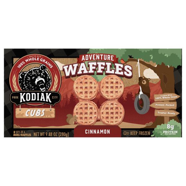 Kodiak Cubs Waffles, Cinnamon, Adventure, Mini Publix Super Markets