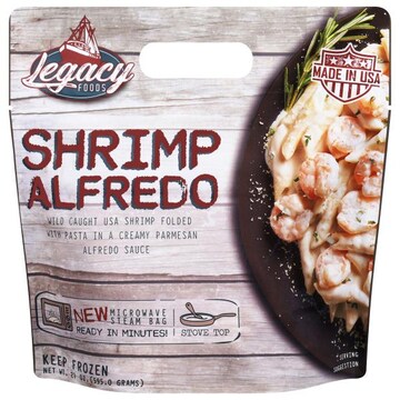 Legacy Foods Shrimp Alfredo