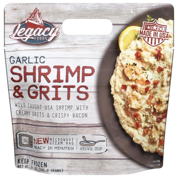Legacy Foods Shrimp & Grits, Garlic Publix Super Markets