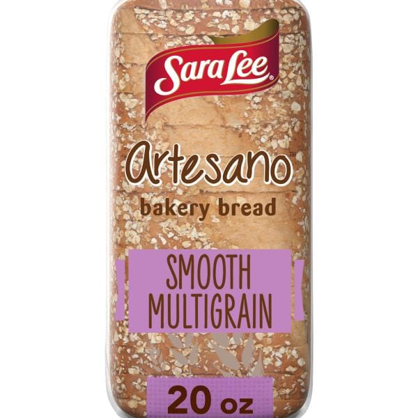 Sara Lee Artesano Smooth Multigrain Whole Wheat Presliced Bread, 20 oz