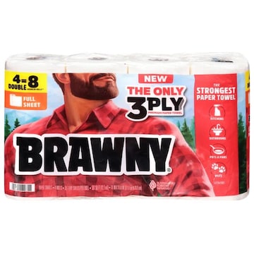 Brawny Full Sheet 3-Ply Double Rolls Paper Towels