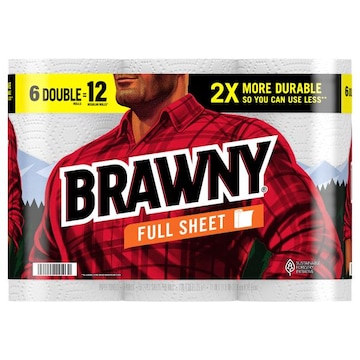 Brawny Paper Towels, Full Sheet, 2-Ply