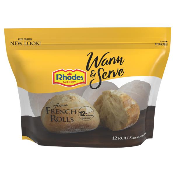 Rhodes BakeNServ Warm & Serve French Rolls, Artisan Publix Super