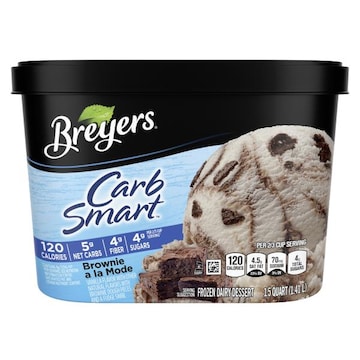 Breyers CarbSmart™ Frozen Dairy Dessert Brownie A La Mode