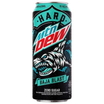 Mtn Dew Baja Blast Hard Zero Sugar Malt Beverage