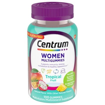 Centrum Multigummies, Gummies, Tropical Fruit, Women