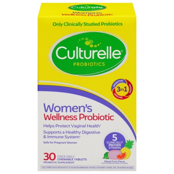 Culturelle Wellness Probiotic, Women's, Chewable Tablets, Mixed
