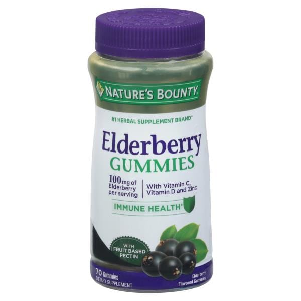 Nature's Bounty Elderberry, 100 mg, Gummies Publix Super Markets