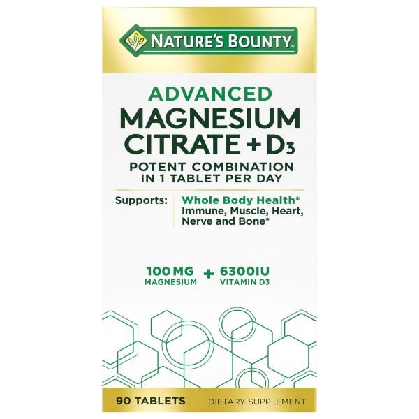 Nature's Bounty Vitamin D+Magnesium Publix Super Markets