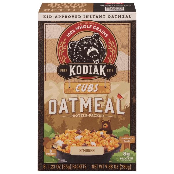 Kodiak Cubs Oatmeal, Instant, S'mores | Publix Super Markets