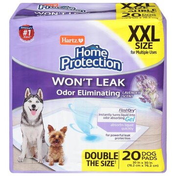 Hartz Home Protection Dog Pads, Lavender Scent, XXL Size