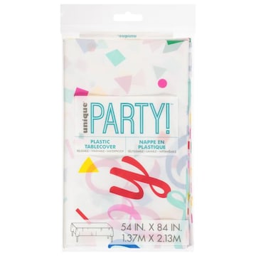 Unique Confetti Birthday Table Cover