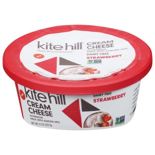 Kite Hill Cream Cheese Alternative, Dairy Free, Strawberry Publix