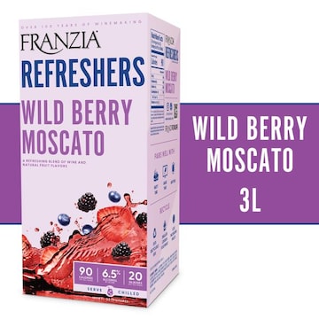 Franzia Wild Berry Refreshers Moscato Flavored Wine