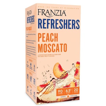 Franzia Peach Moscato Refreshers Wine Box