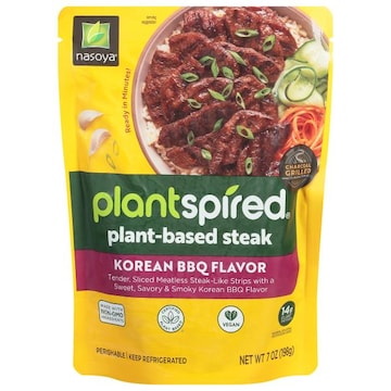 Nasoya Plantspired Plant-Based Steak, Korean BBQ Flavor