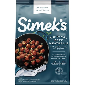Simek's Meatballs, Beef, Original