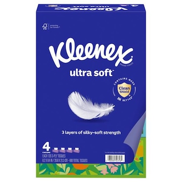 Kleenex Ultra Soft 3-Ply Tissues