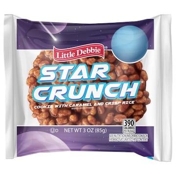 Little Debbie Star Crunch Cookie with Caramel and Crisp Rice
