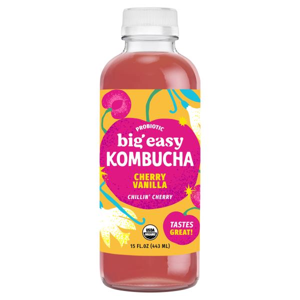 Big Easy Bucha Kombucha Cherry Vanilla Probiotic Publix Super Markets