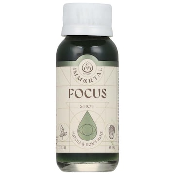 Immortal Matcha & Lion's Mane Focus Shot