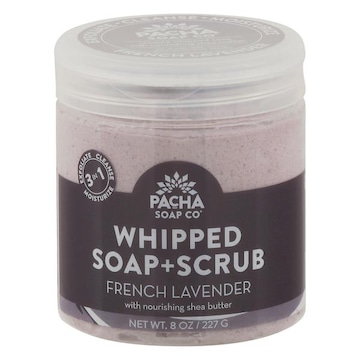 Pacha Soap Co Whipped Soap + Scrub, French Lavender