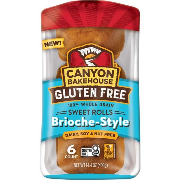 Canyon Bakehouse Sweet Rolls, Gluten Free, BriocheStyle Publix Super