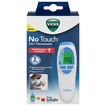 Vicks Thermometer, 3-in-1, No Touch