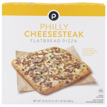 Publix Pizza, Philly Cheesesteak, Flatbread