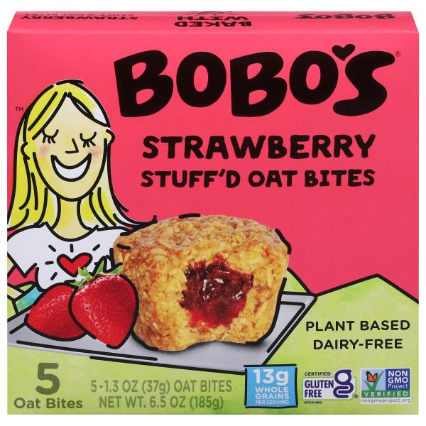 Bobo's Oat Bites, Stuff'd, Strawberry | Publix Super Markets