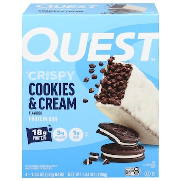 Quest Protein Bar, Hero, Cookies & Cream Flavor