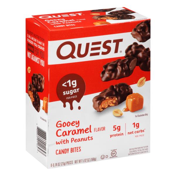 Quest Candy Bites, Gooey Caramel with Peanuts Publix Super Markets