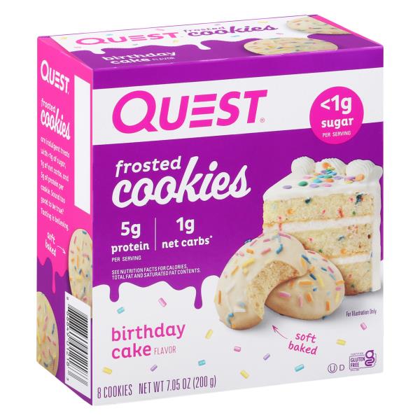 Quest Cookies, Frosted, Birthday Cake Flavor Publix Super Markets