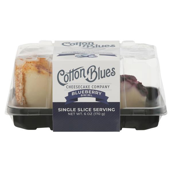 Cotton Blues Cheesecake Company Cheesecake, Blueberry Swirl, Single