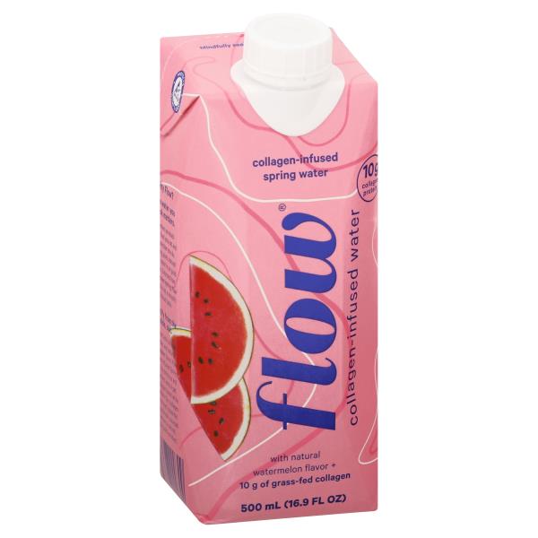 Flow Spring Water, CollagenInfused, Watermelon Flavor Publix Super