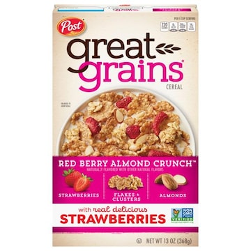 Great Grains Cereal, Red Berry Almond Crunch